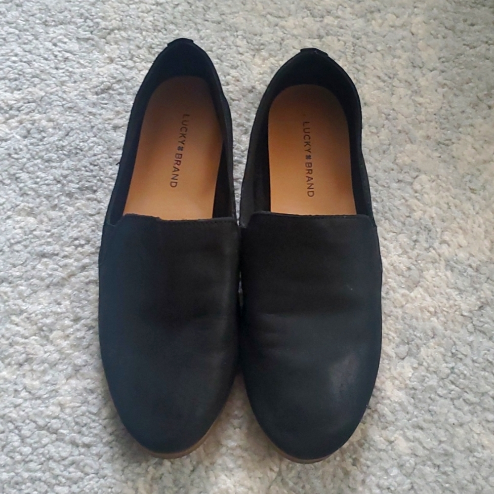 Lucky Brand black loafers